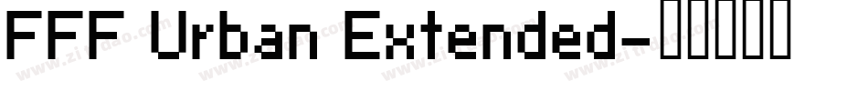 FFF Urban Extended字体转换